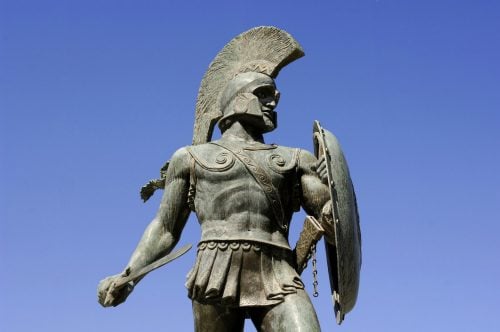 King Leonidas Sparta, Greece