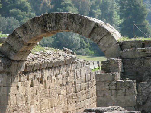 entrance ancient olympia greece- Yanni Athens Taxi Tours