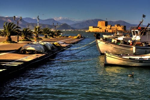 Nafplion and the fortress of Palamidi