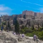 Acropolis from Mars Hill, Athens Greece