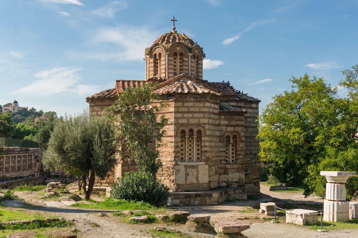 Church of holy apostles in ancient agora, Athens