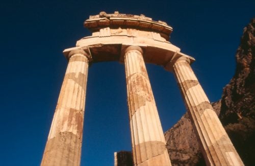 The famous Delphi, Greece